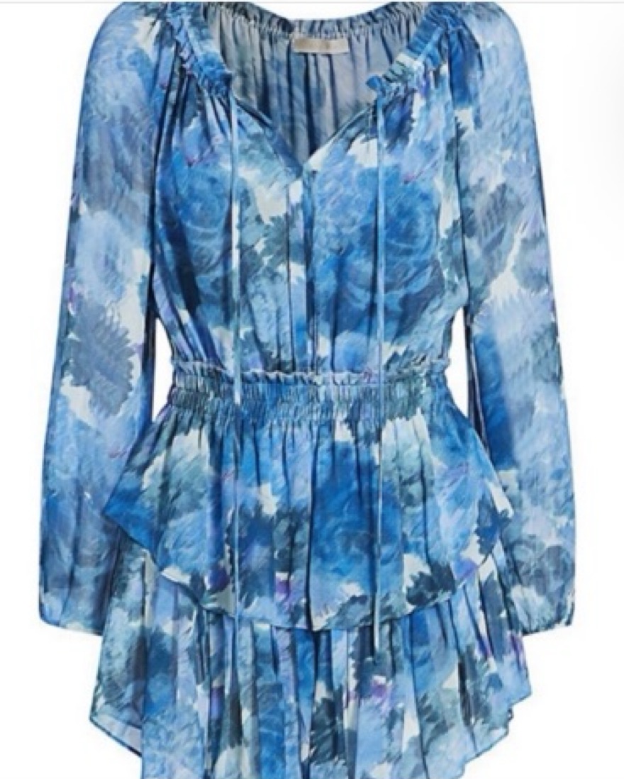 LoveShackFancy Long Sleeve Mini Dress by LoveShackFancy - Pickle