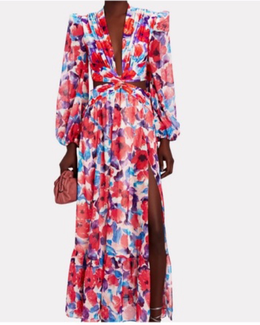 patbo violet cut out beach dress PATBO violet Plunge Cut Out Dress by PatBo