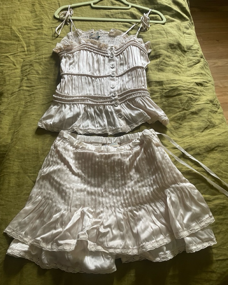 Filly Boo Chantilly skirt set in Blush by fillyboo - Pickle