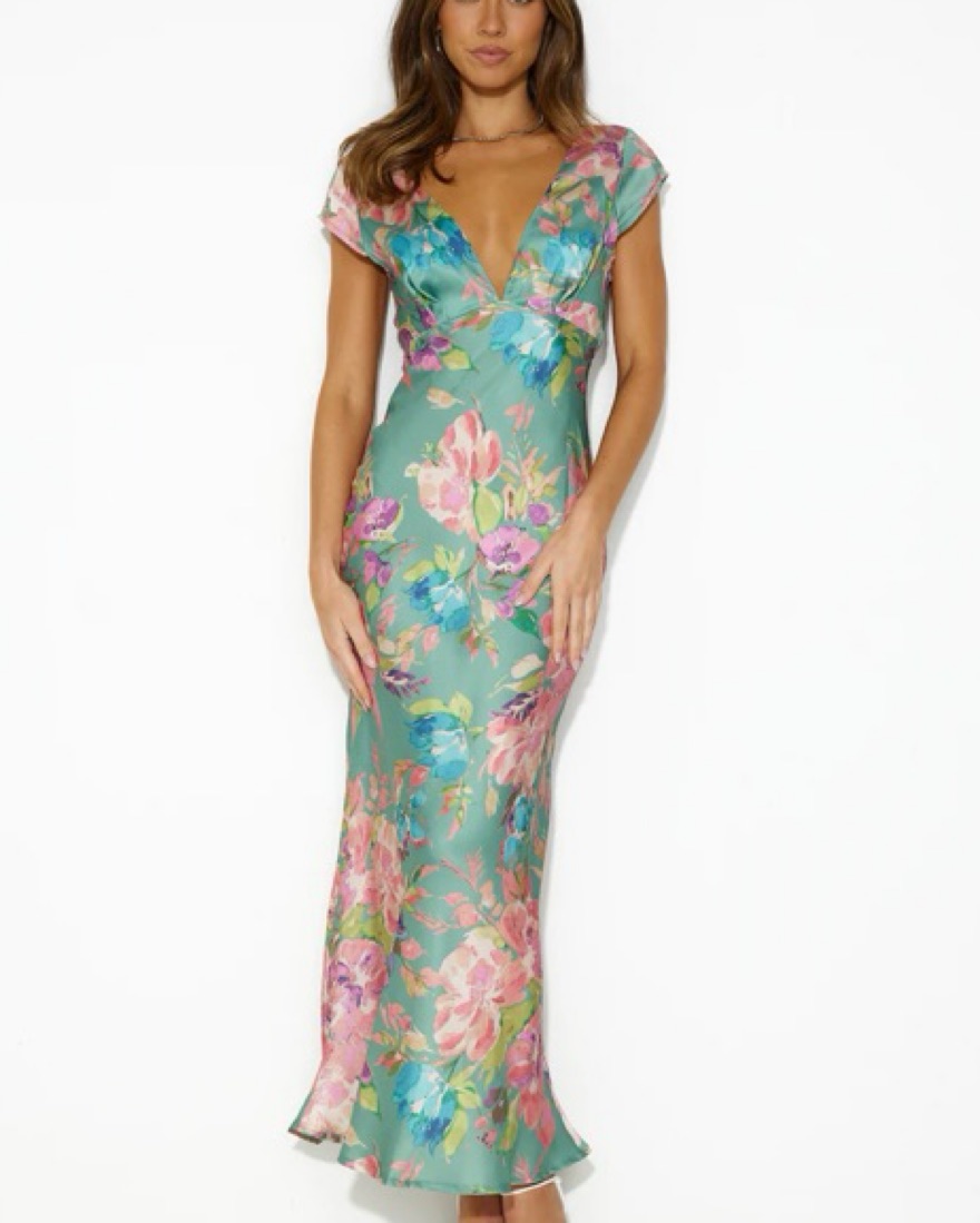 Rainnova Maxi Dress | Pickle