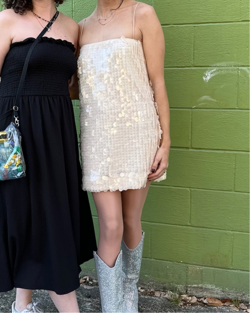 reformation sequin mini dress Jimmy Dress