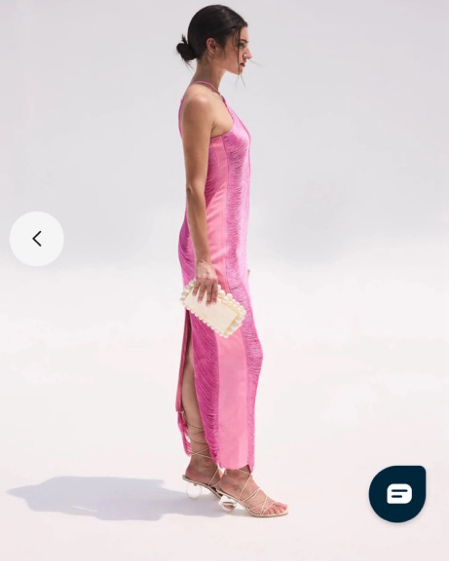 strapless open back dress Jovani Sequin Short Hot Pink Party Dress main image 1