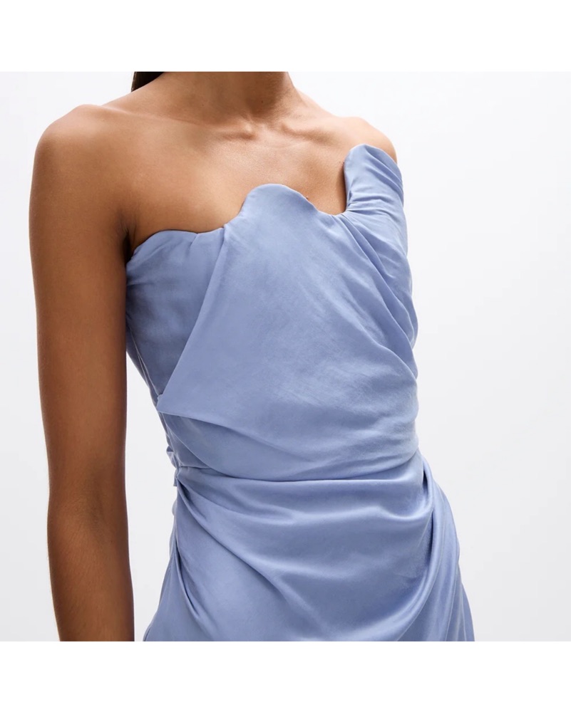 rachel gilbert aries curved eco-satin maxi dress Rachel Gilbert aries maxi dress by Rachel Gilbert