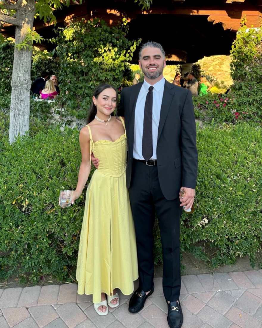 house of cb yellow midi dress 'Mademoiselle' Sunshine Yellow Satin Tulle Midi Dress