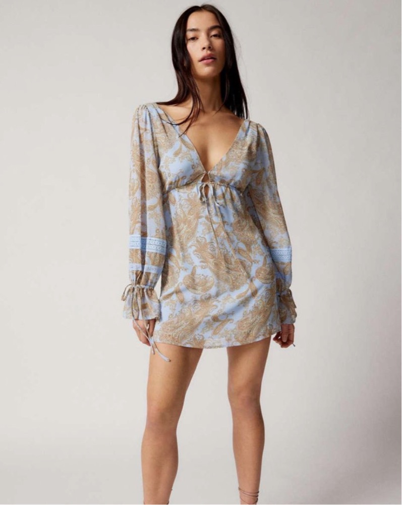 Urban Outfitters Paisley Mini Dress by Urban Outfitters - Pickle