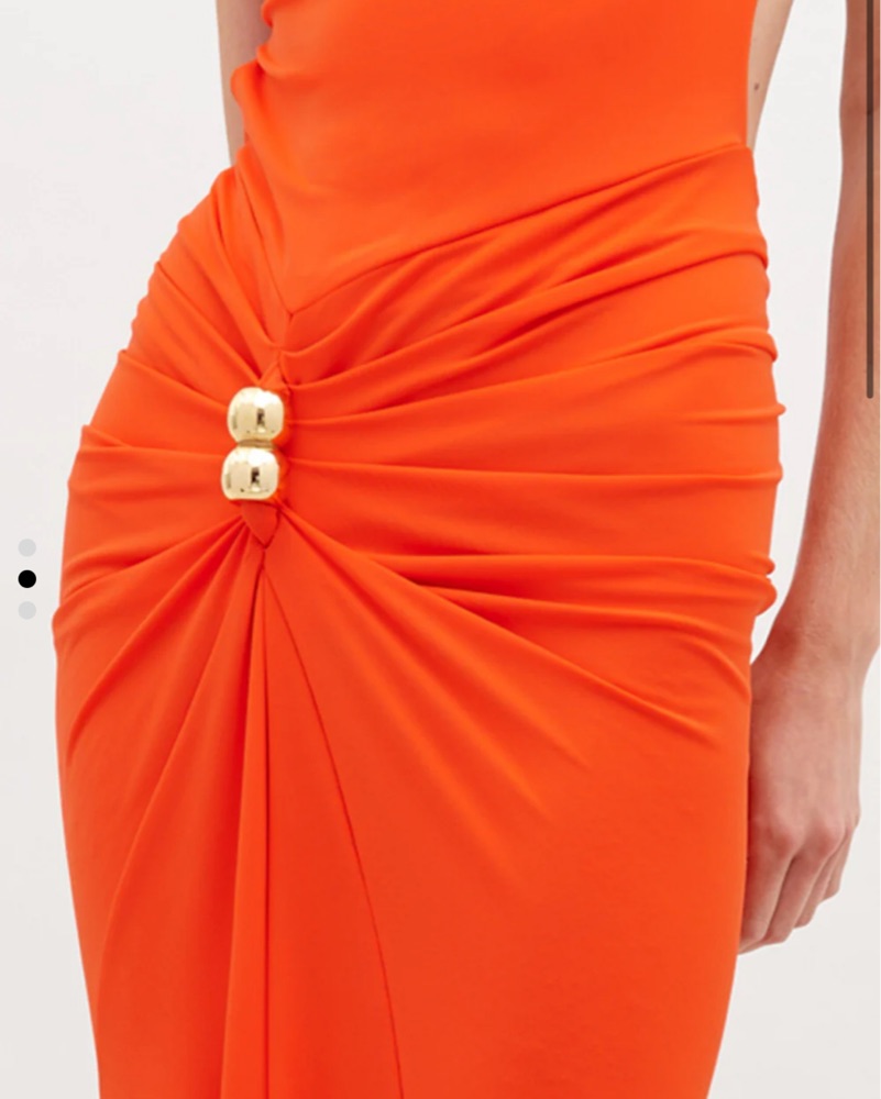 silvia tcherassi orange dress Duffy Dress ORANGE PRE 2026