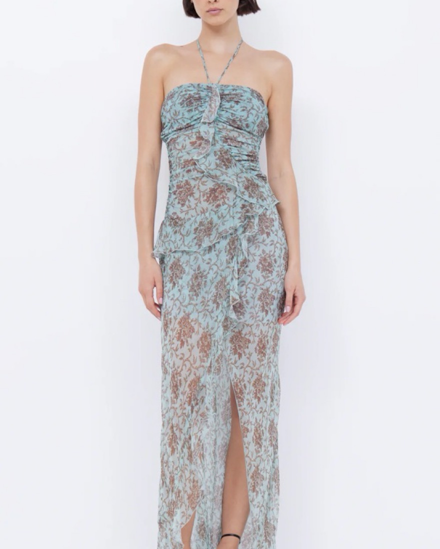 BEC+BRIDGE Twiggy Frill Maxi Dress | Pickle