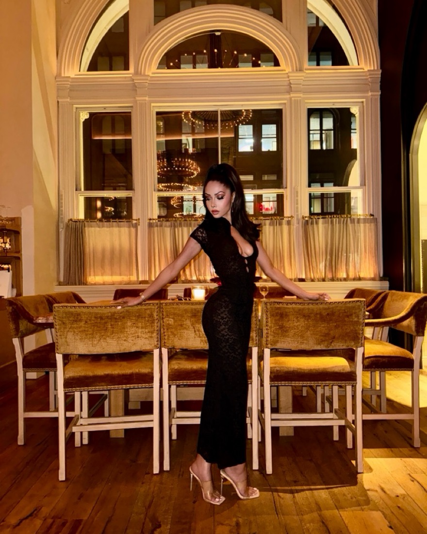 sleeveless jersey maxi dress Eterne Sleeveless Crewneck Maxi Dress S
