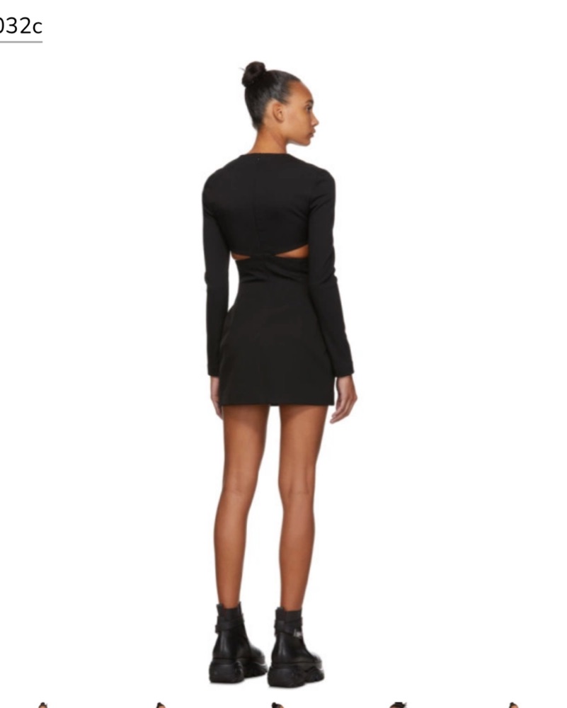 dress 032c Black Mini Dress Corset by 032c - Pickle