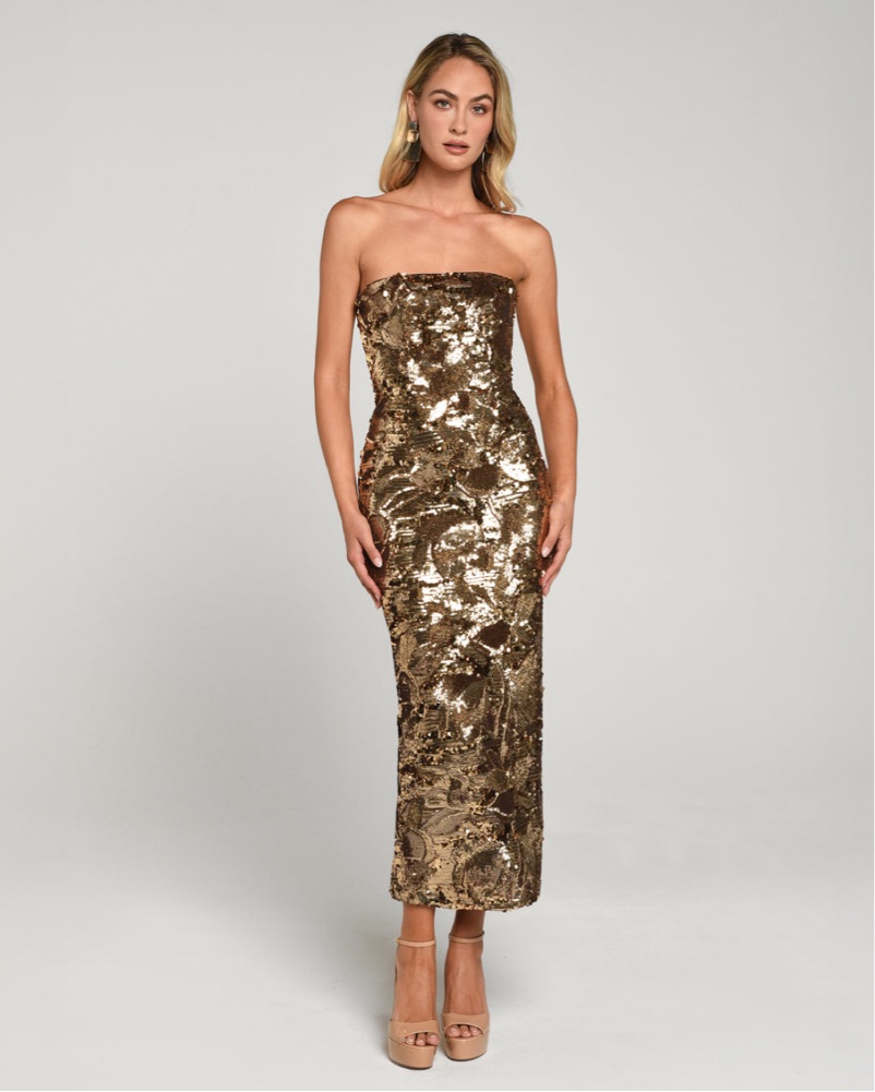 Helsi Leslie Gold Sequin Dress by Helsi - Pickle