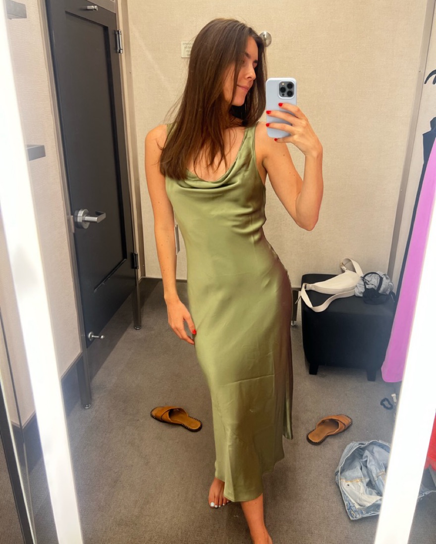 bryn silk dress Reformation Bryn Silk Dress by Reformation