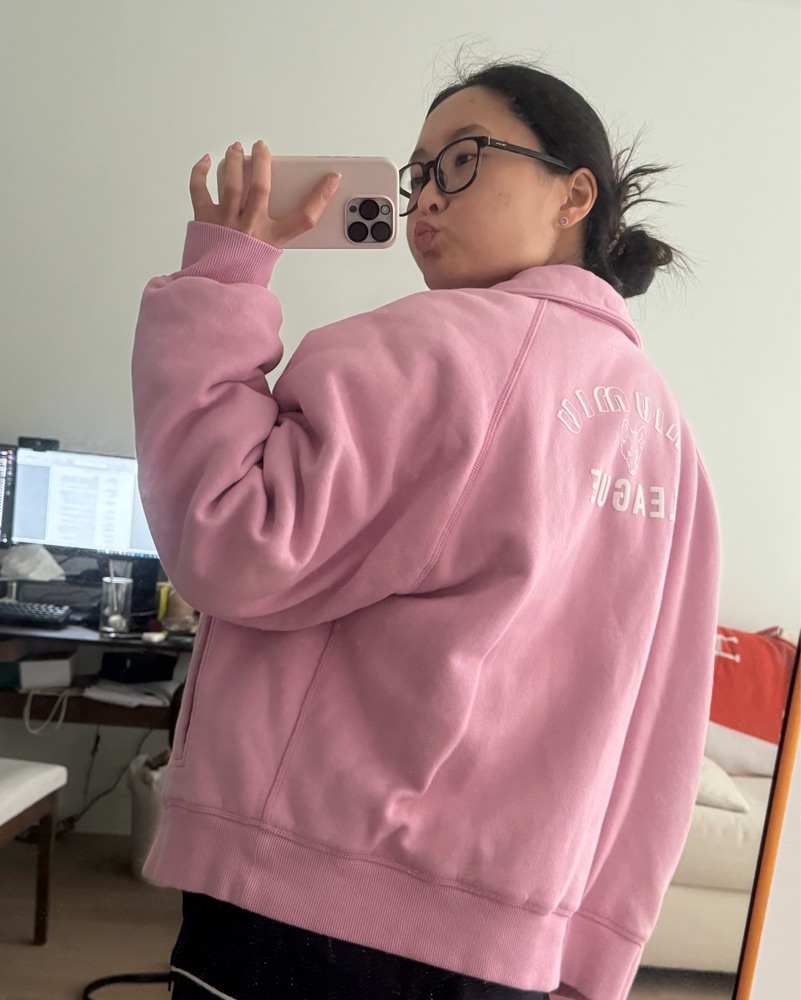 Miu Miu Pink Cotton Collared Jacket Sz S by Miu Miu - Pickle