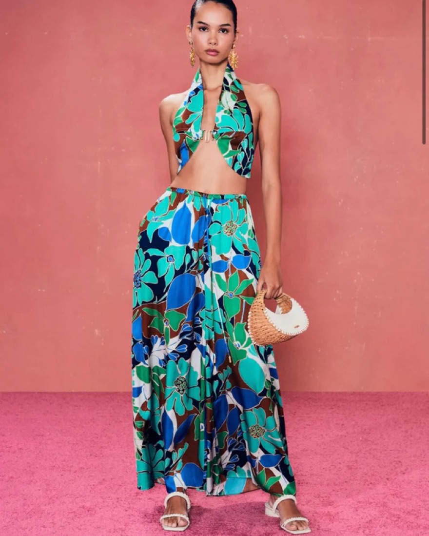 Cult Gaia Diem Top - Botanic Aqua by Cult Gaia - Pickle