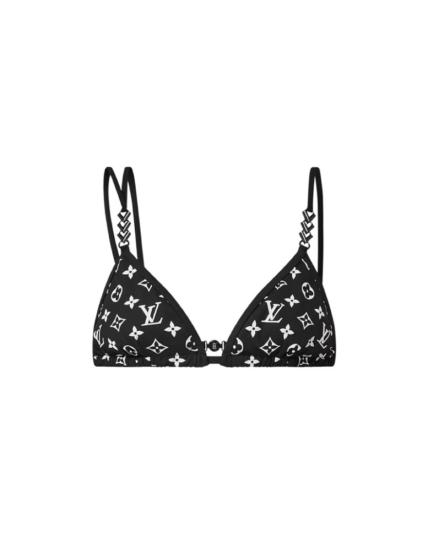 LOUIS VUITTON 水着 ブラック/ホワイト Louis vuitton Black & White Bikini Set by Louis Vuitton - Pickle