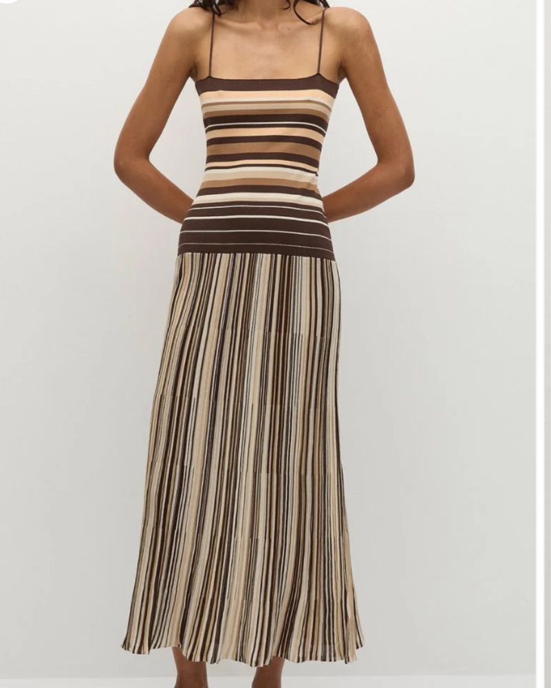 FAITHFUL THE BRAND Essenia Knit Dress by Faithfull The Brand - Pickle