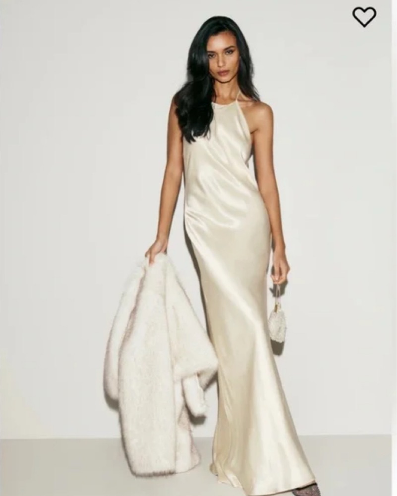 Reformation White Jeany Silk Dress by Reformation - Pickle