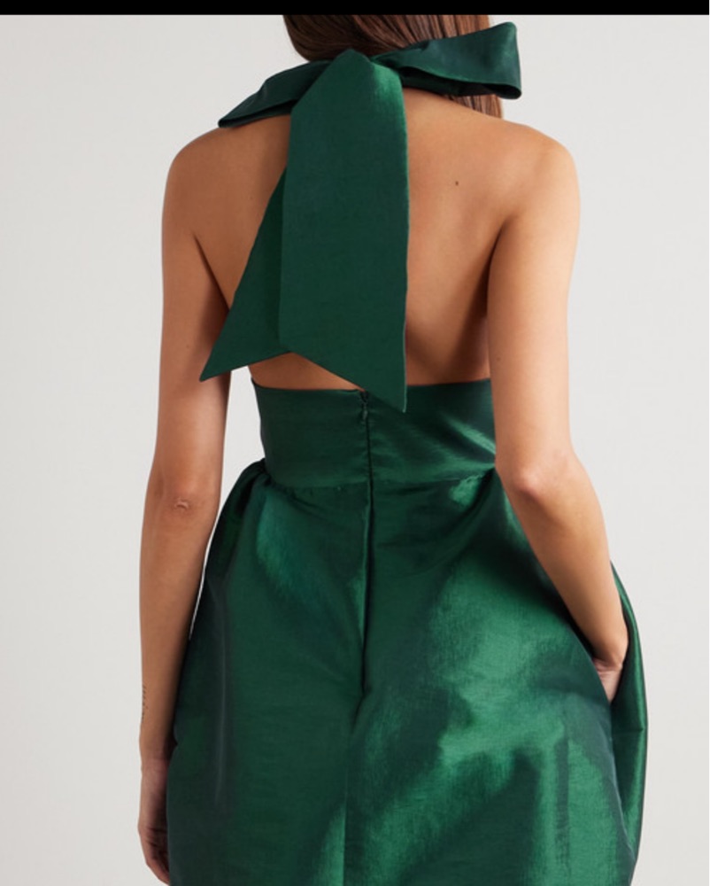 Kika Vargas Blue halter bubble dress | Pickle