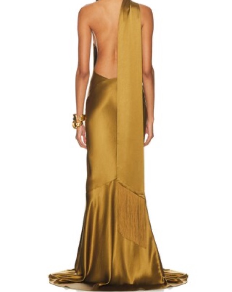 ochre silk dress Muse Dress Ochre