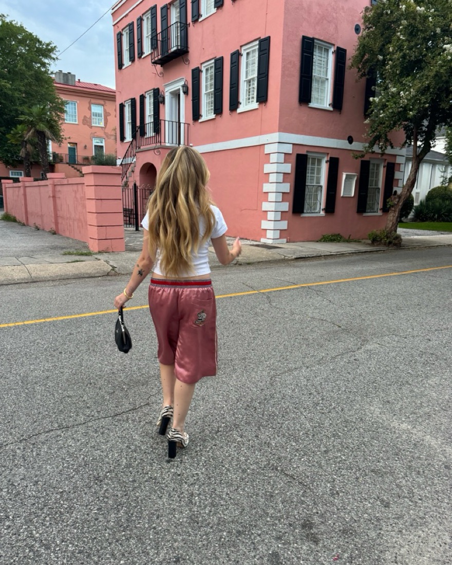 Gucci Pink Silky Shorts by Gucci - Pickle