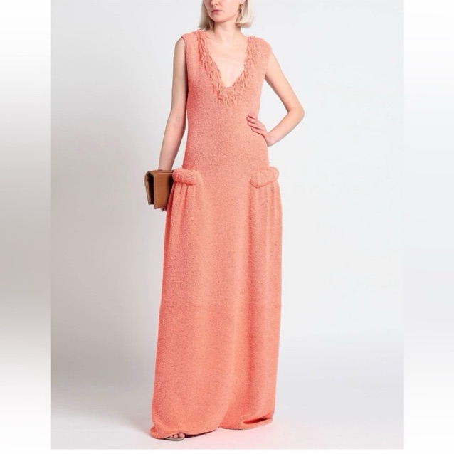 bottega veneta pink dress Oversized belted denim shirt dress - pink