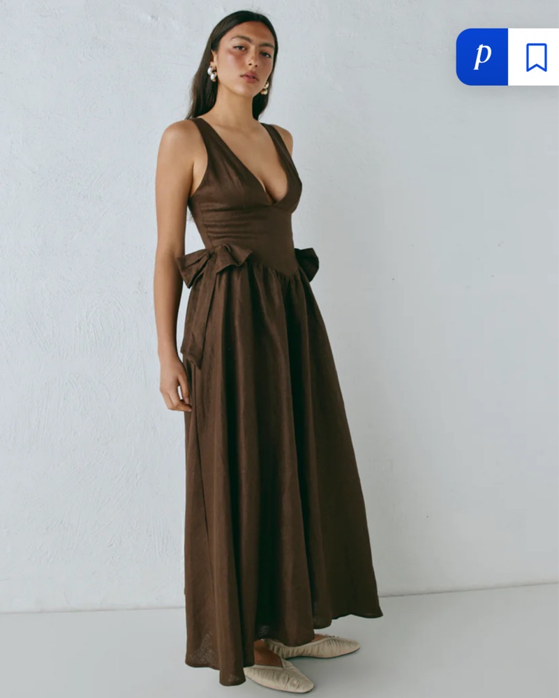 chiffon a line midi dress THE ANGEL CHIFFON MIDI DRESS IN BLUE main image 1