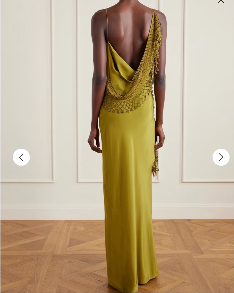 christopher esber reminiscence beaded adjustable dress Windsor Rowena Sequin Mermaid Dress in Navy Blue | Size: XS main image 0