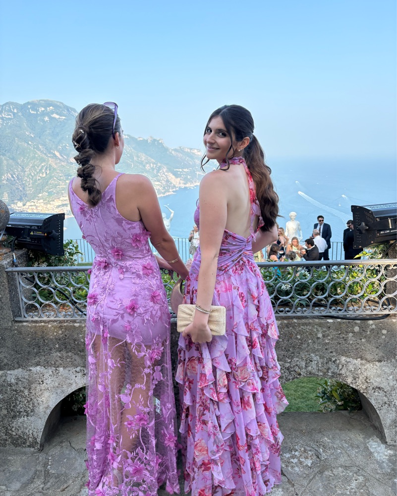 patbo purple dress PatBo Floral Haze Tulle Maxi Dress by PatBo