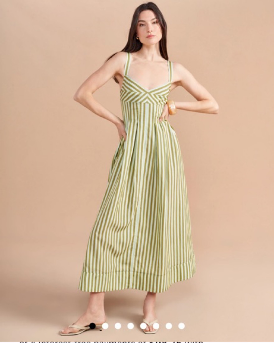 La Ligne Madeleine Dress by Reformation - Pickle