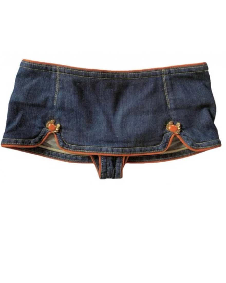 RARE* Dsquared2 Crab Mini Skirt by Dsquared2 - Pickle