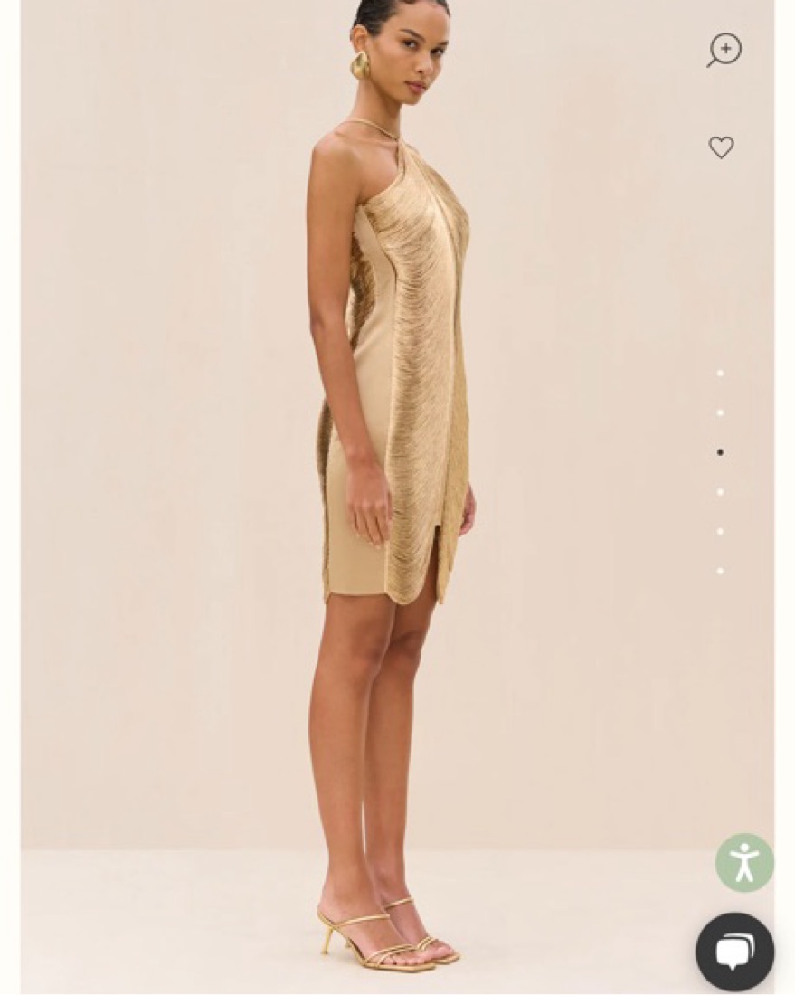 cult gaia mara dress gold DOMINA DRESS main image 0