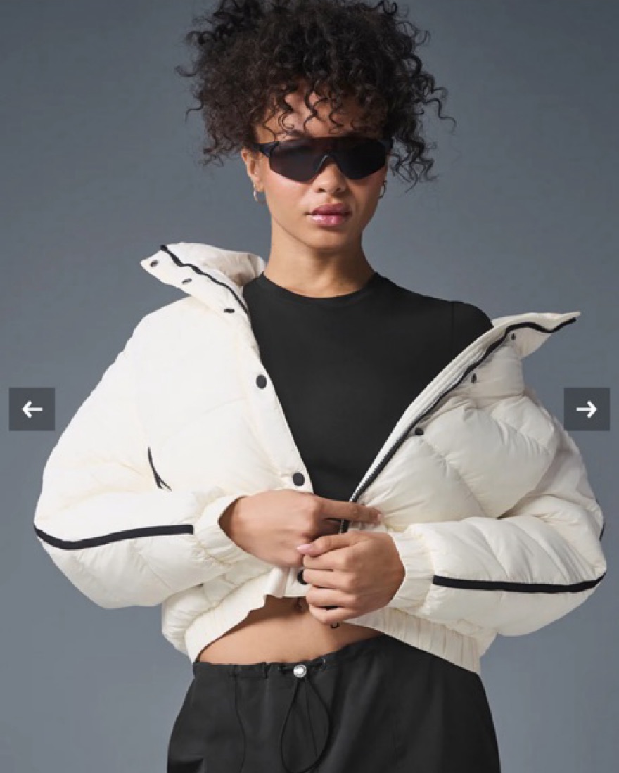 Alo Aspen Love Puffer Jacket by Alo Yoga - Pickle