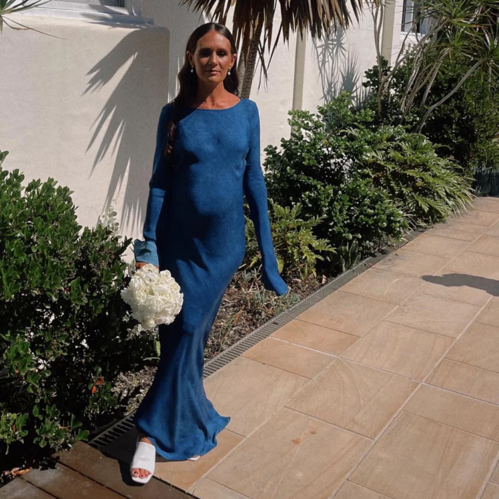 Realisation Par The Gia Blue Dress by Realisation Par - Pickle