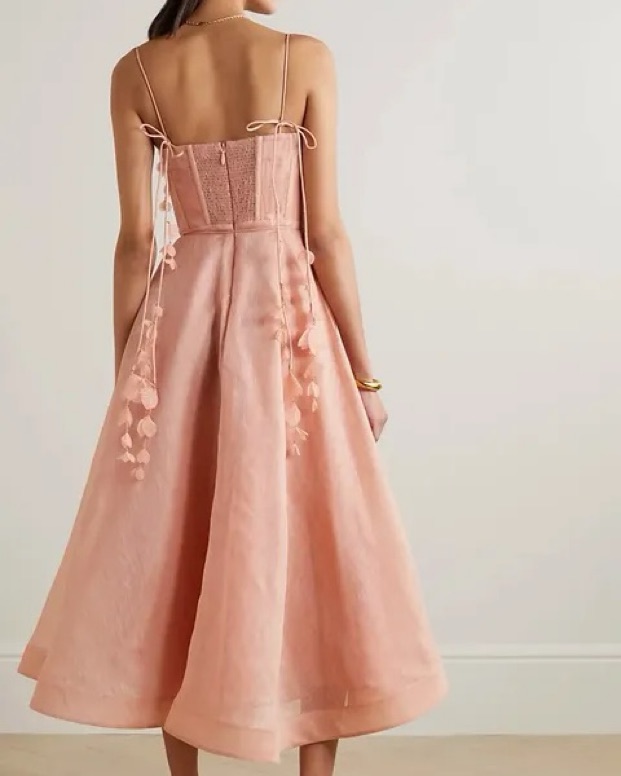 Zimmermann Wonderland Midi Corset Dress | Pickle