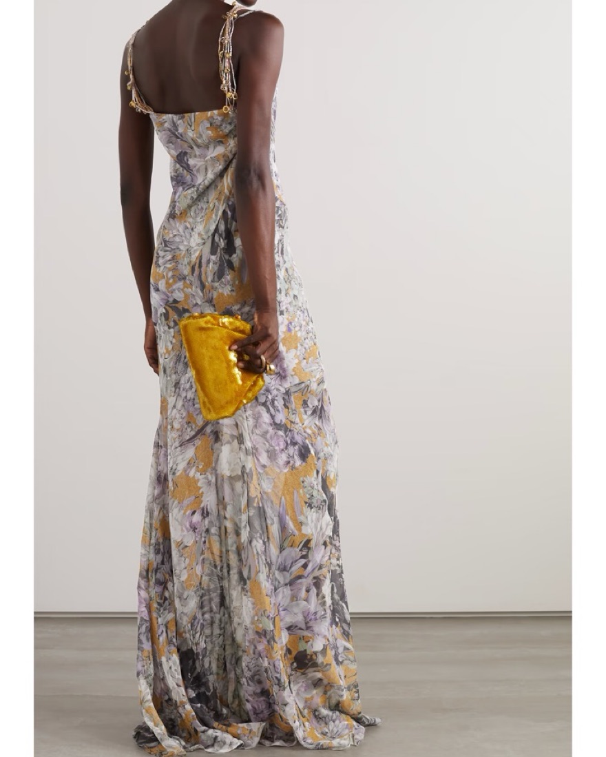 Dries Van Noten Dayna dress ドレス DRIES VAN NOTEN Asymmetric tie-detailed draped jersey maxi