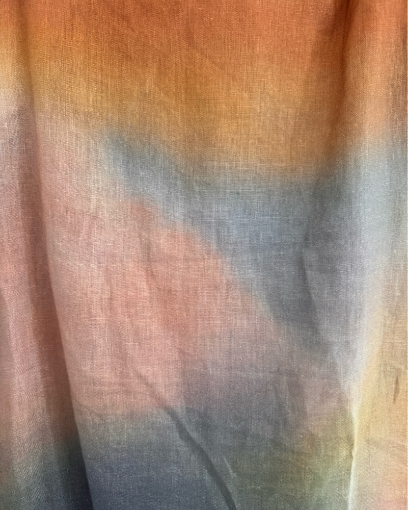 Staud Boa Ombre Linen Shift Dress by Staud - Pickle