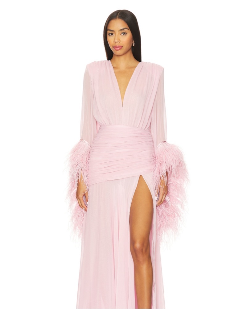 Geisha Maxi Dress - M by Bronx And Banco - Pickle