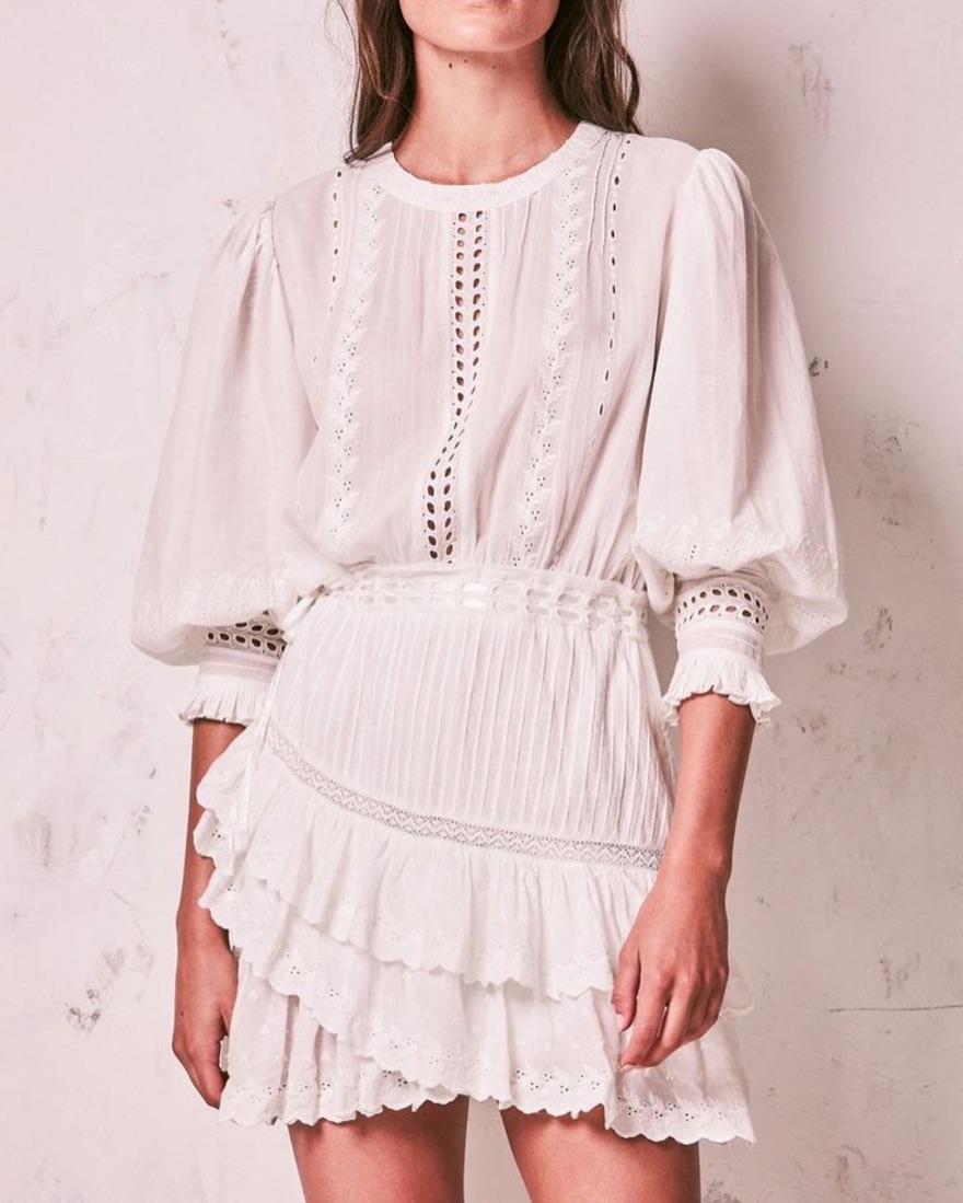 Love Shack Fancy Lorelei Dress Pickle