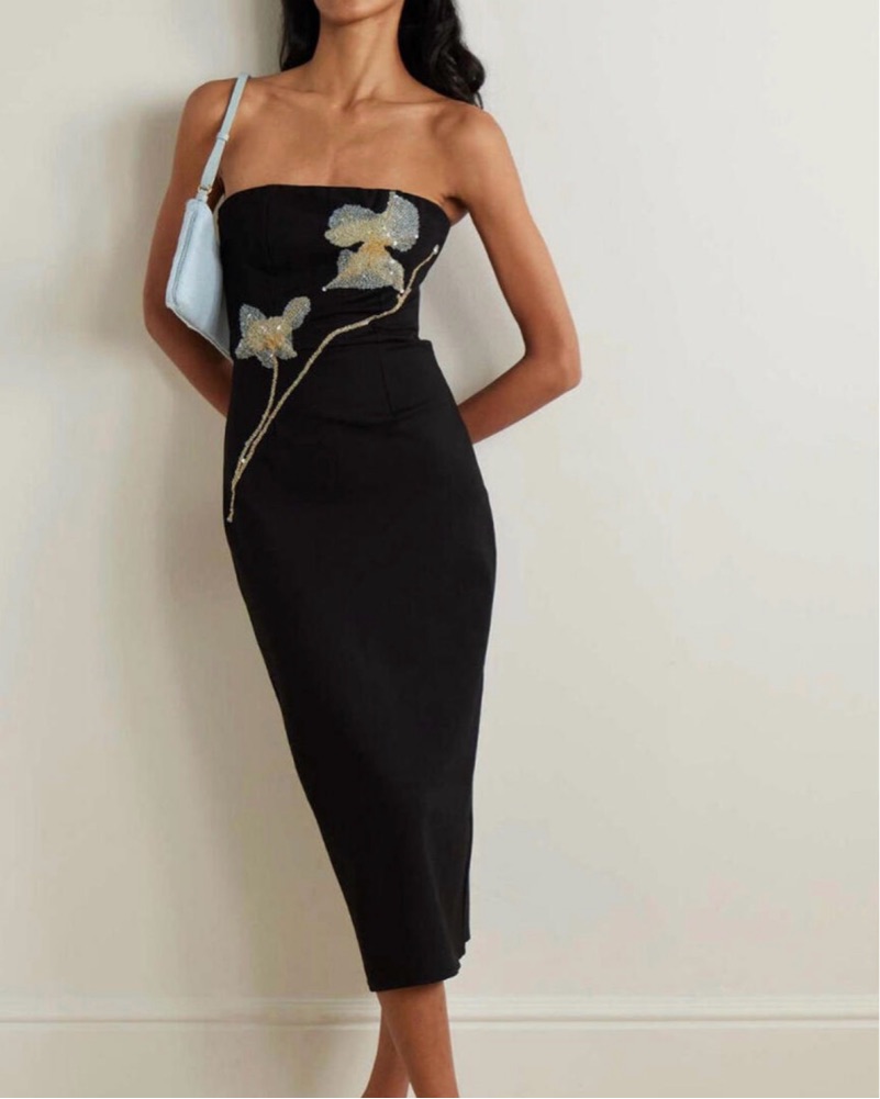 black cocktail dress for a wedding Women Formal Dresses Guest Funeral XS Option:1/EA | Size : 2 x 2 - HB2214EA The neutral beige color baby kitten Shein Dress Womens Large