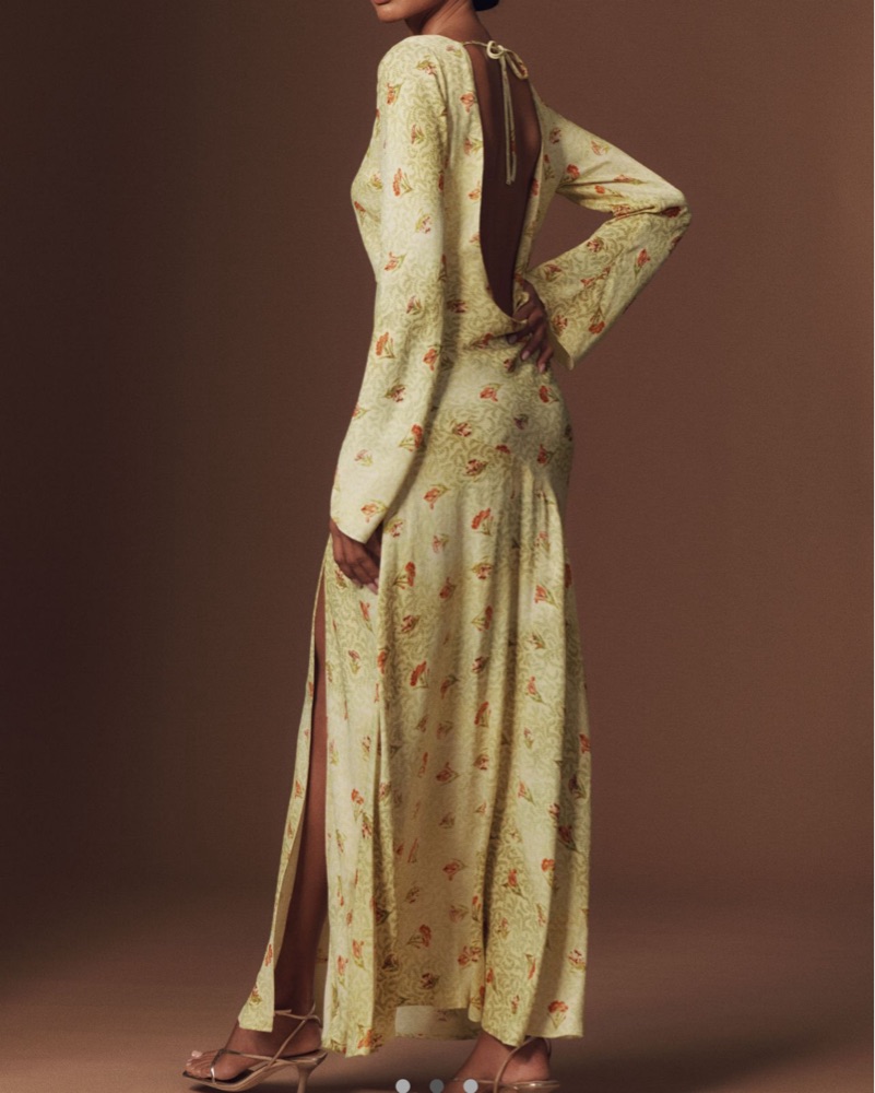 Butter Yellow BHLDN Long Sleeve Dress by BHLDN - Pickle