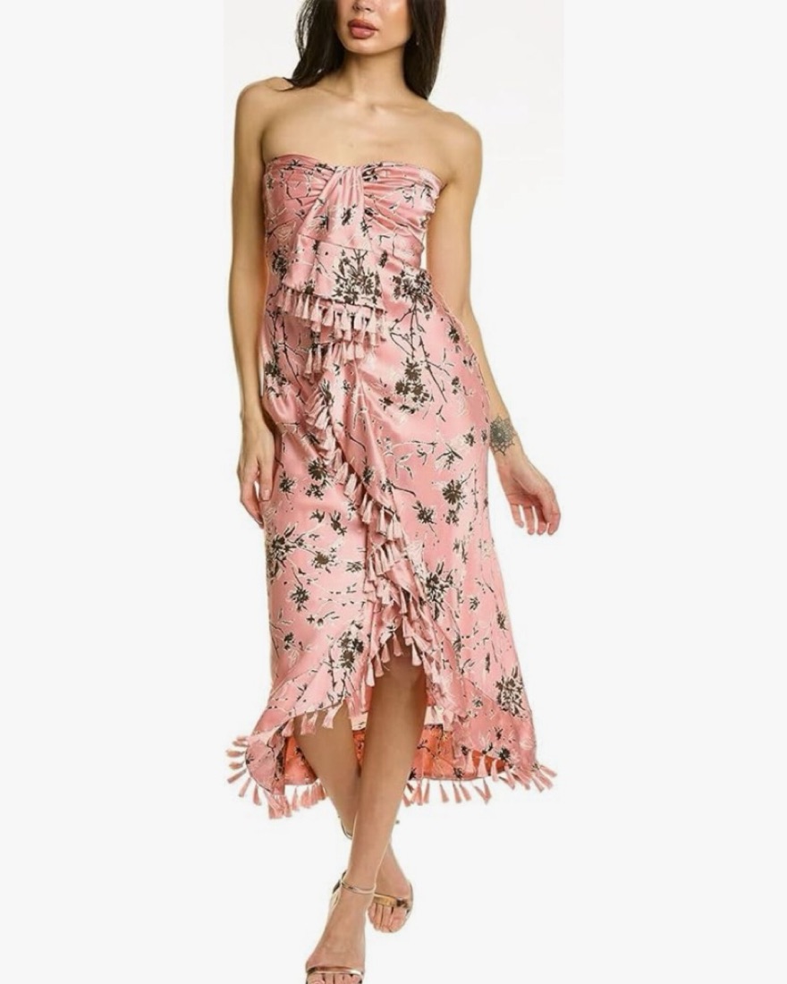 cinq a sept silk fen dress Cinq à Sept Wildflower Elise Silk Dress by Cinq A Sept