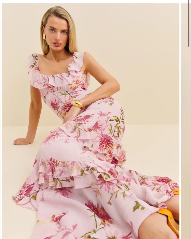pink and red one shoulder dress Trendy Dusty Red One Shoulder Slit A-line Evening Gown JTE896