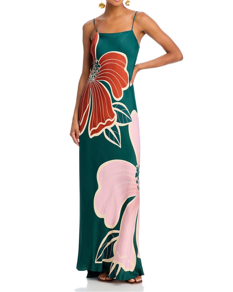blue satin strapless dress Mermaid Strapless Satin Long Prom Dress With Slit, Navy Blue / 2