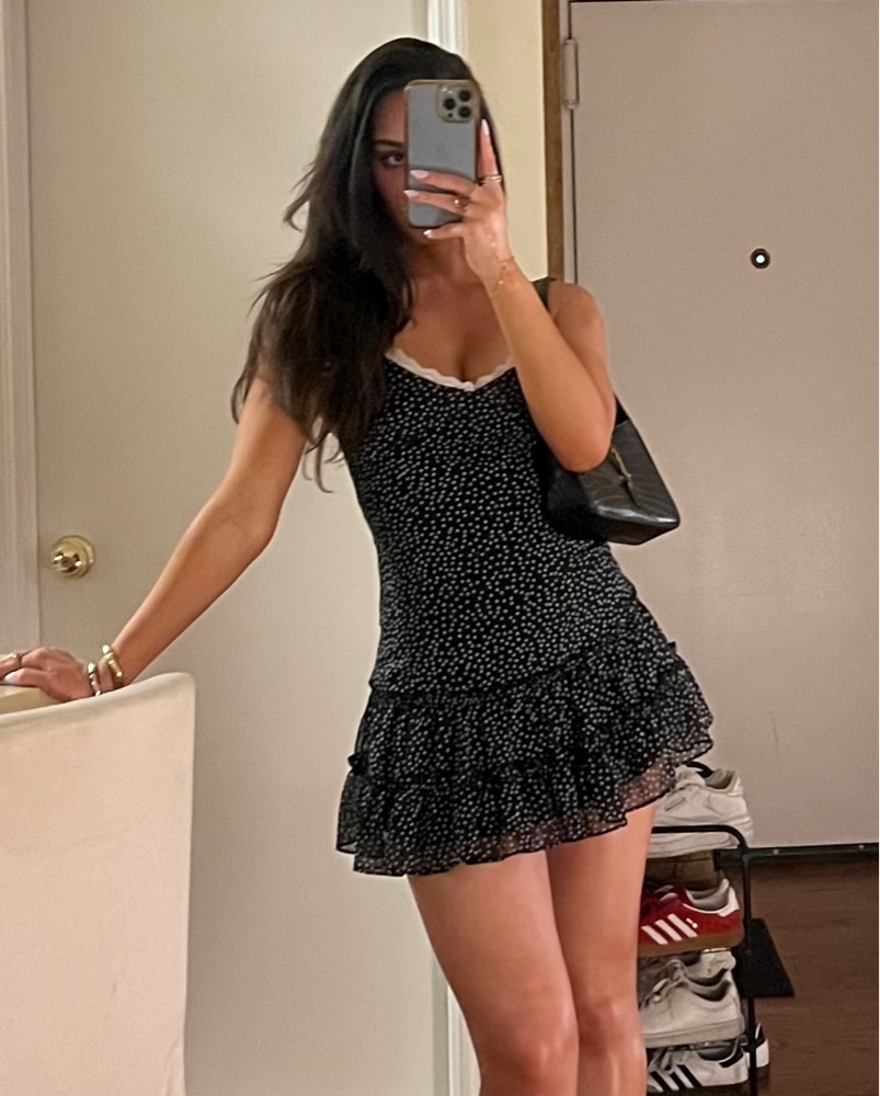 livia mini dress Livia One Shoulder Lace Ruffle Mini Dress