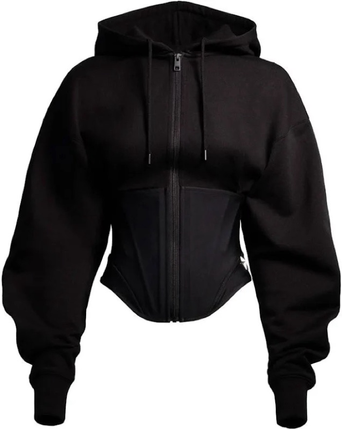 Mugler HM Corset Hoodie by Mugler - Pickle