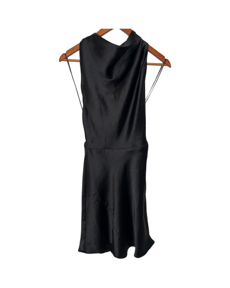 Zara Satin Mini Dress by Zara - Pickle