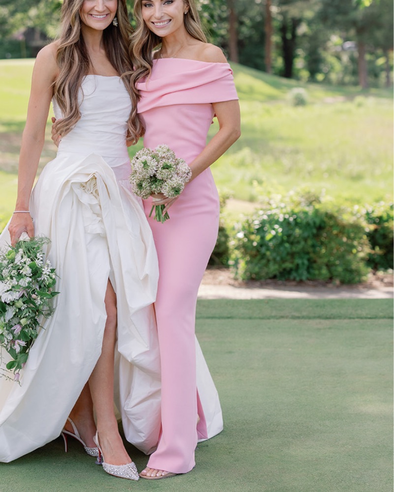 One Shoulder Gown Solace London Averie Dress Solace London Eva Maxi Dress  By SOLACE London Pickle