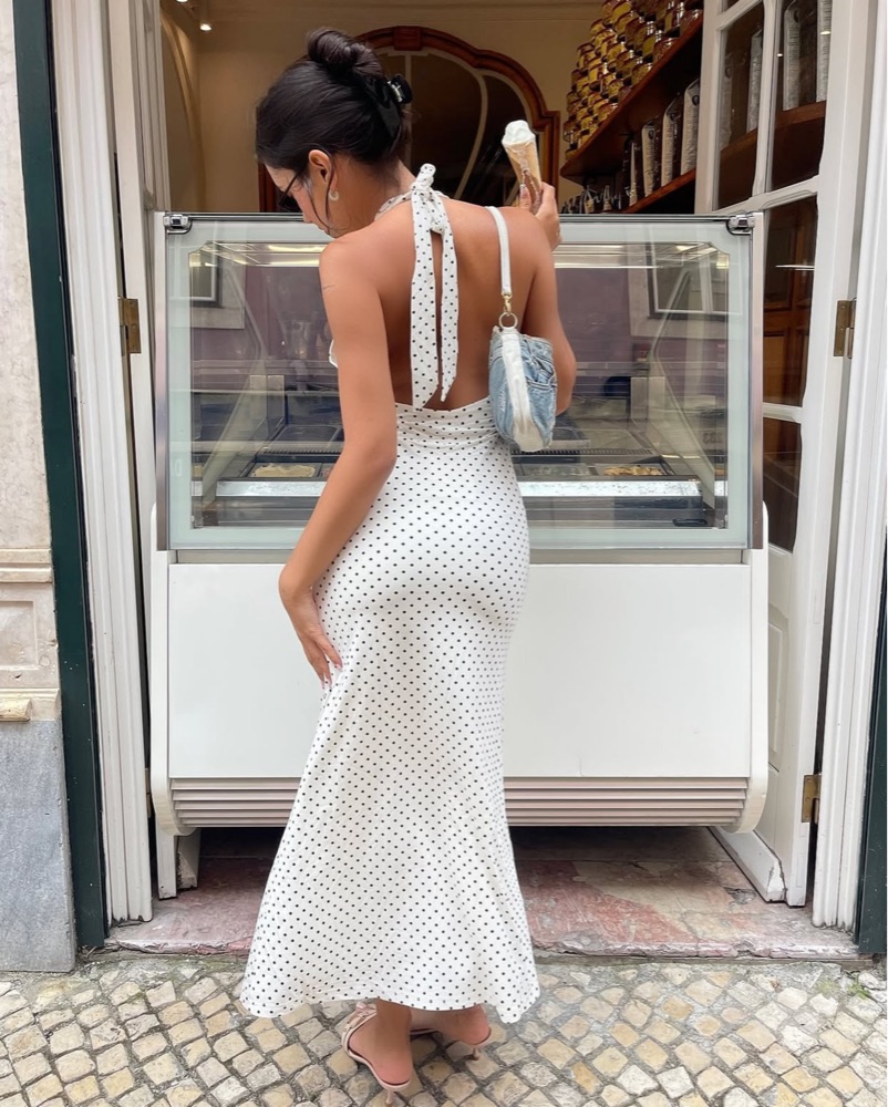 With Jean Maude Polka Dot Dress Small | Pickle