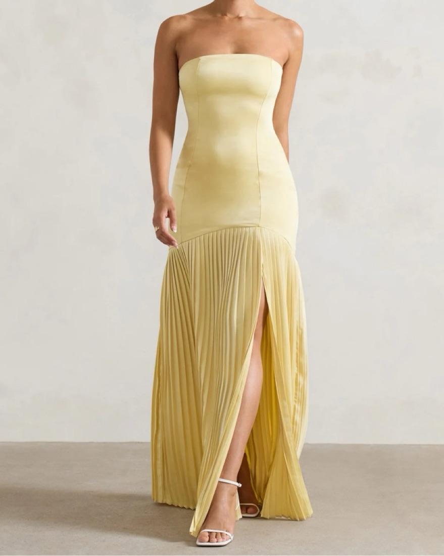 long white chiffon dress White Chiffon Maxi Dress with Flared Skirt and Keyhole Neckline main image 1