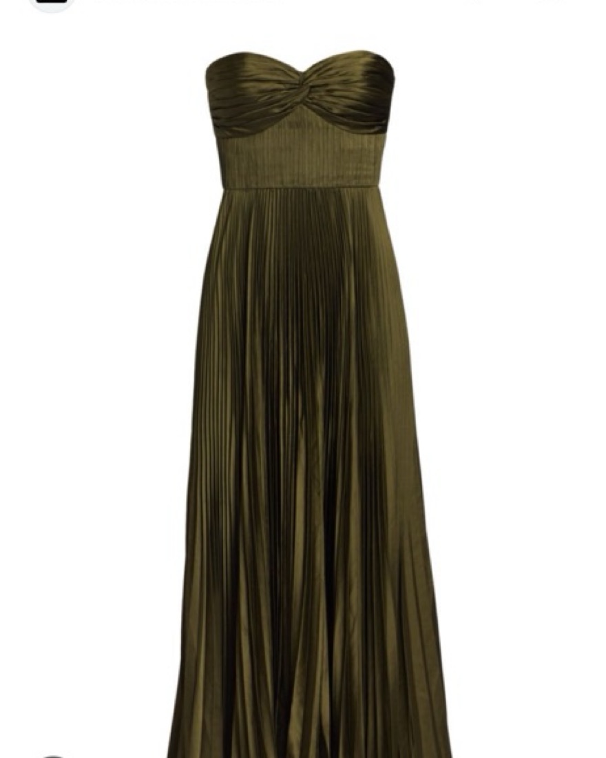 amur olive green dress AMUR Belle Dress by AMUR