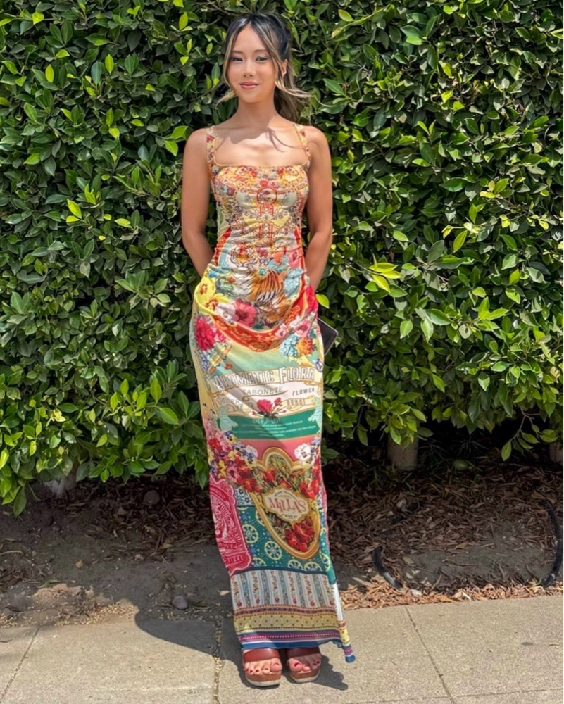 Camilla Square Neck Long Dress by Camilla - Pickle
